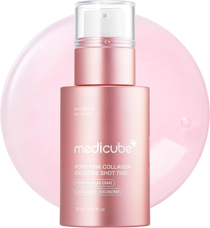 medicube PDRN Pink Collagen Exosome Shot Serum 7,500 PPM | Liquid Skin Booster
