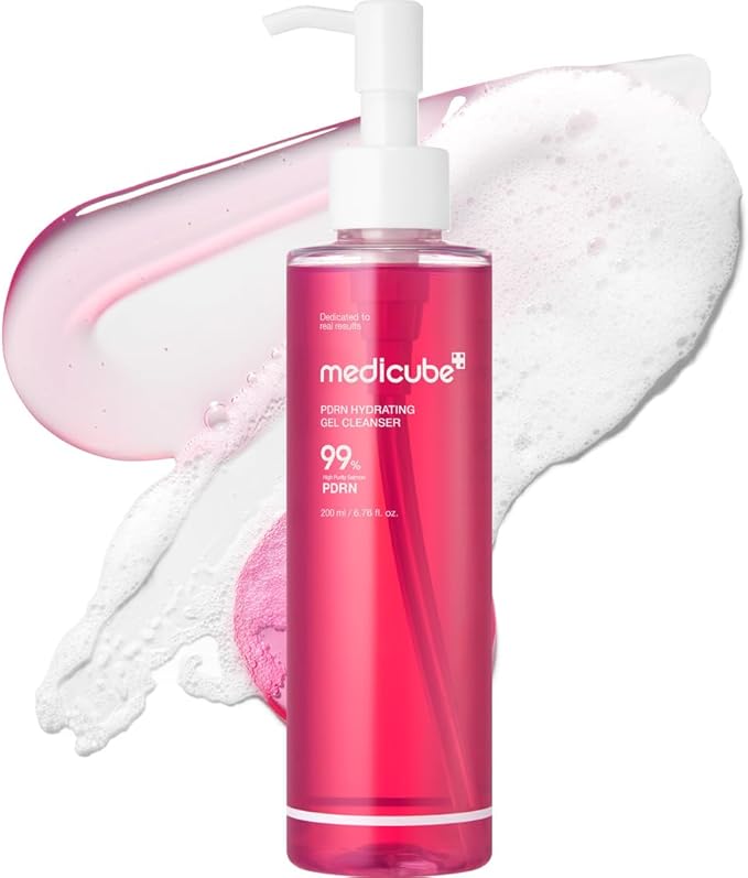 medicube PDRN Jelly to Foam Cleanser | Low pH Hydrating Daily Face Wash for All Skin Types | With PDRN, Collagen & LHA