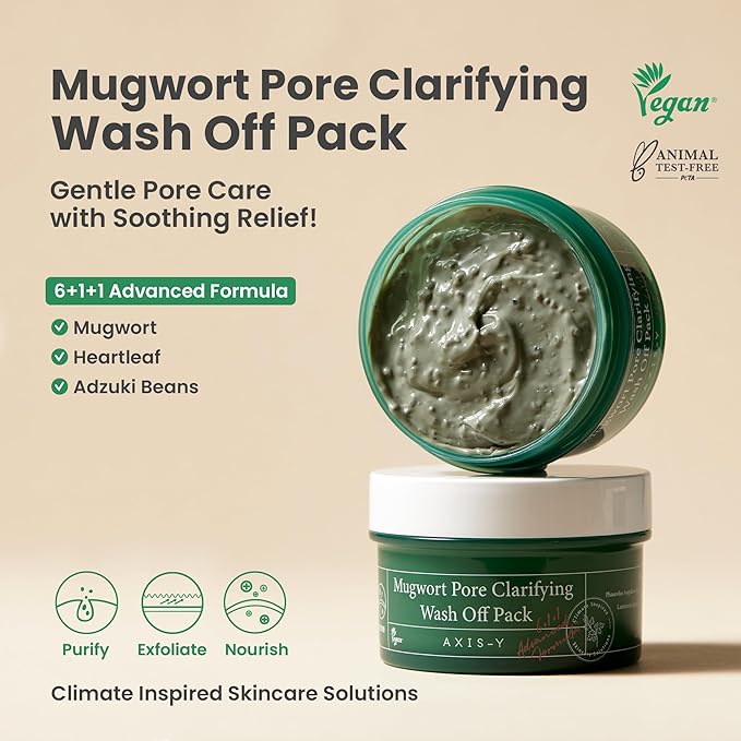 AXIS-Y Mugwort Pore Clarifying Wash Off Pack