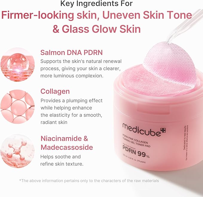 medicube Salmon DNA PDRN Pink Collagen Jelly Pad