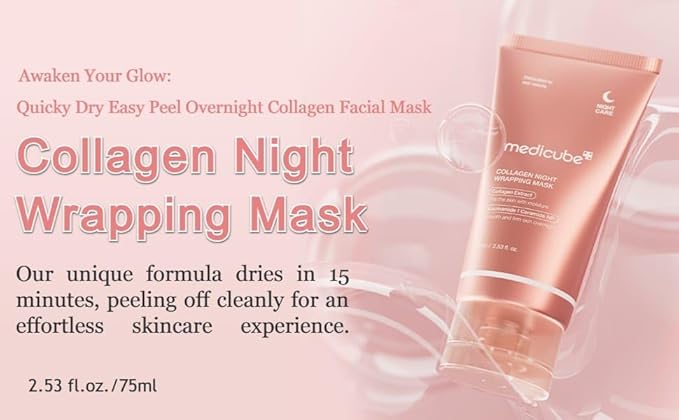 Medicube Collagen Overnight Wrapping Peel Off Facial Mask Pack