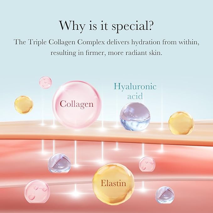 medicube Triple Collagen Cream - Hydrating & Firming Moisturizer with Hyaluronic Acid