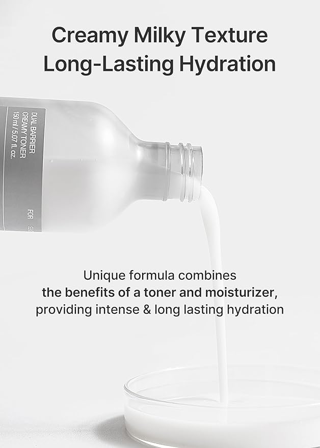 celimax Dual Barrier Creamy Toner | with Ceramides, Peptide, Oil & Alcohol Free