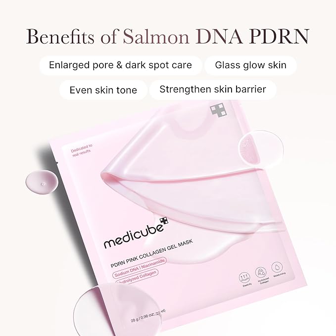Medicube Salmon DNA PDRN pink collagen jelly gel mask