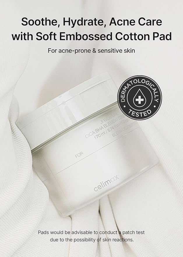 Celimax Ji.Woo.Gae Cica BHA Toner Pad | Lightweight Exfoliating & Refreshing