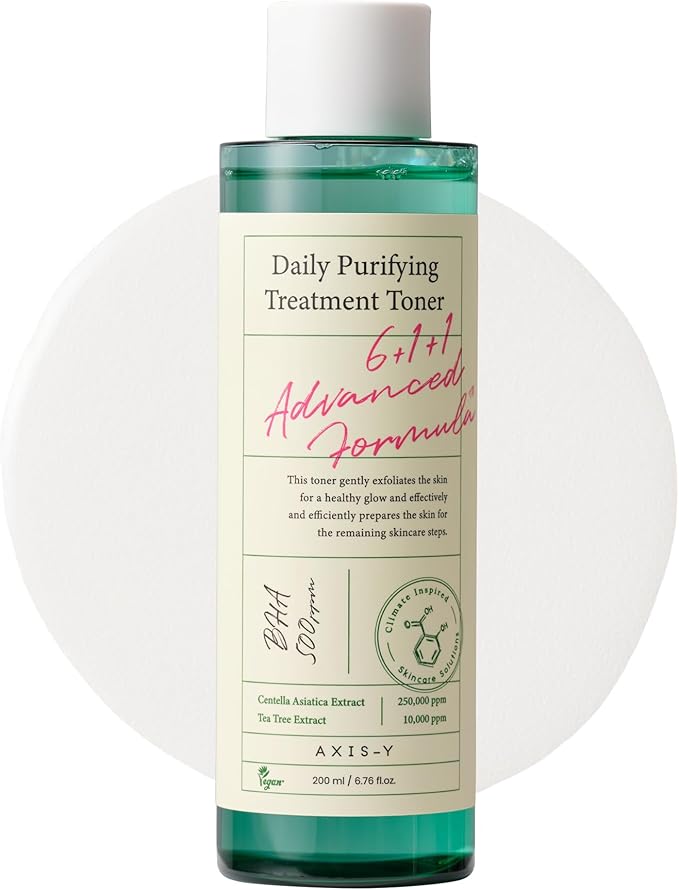 AXIS-Y Daily Purifying Treatment Toner with 0.5% BHA, Centella Asiatica