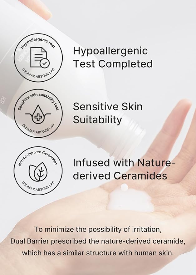 celimax Dual Barrier Creamy Toner | with Ceramides, Peptide, Oil & Alcohol Free