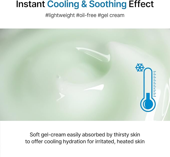 celimax The Real Cica Soothing Cream | with Fresh Cica Extract, Oil Free, Hydrating