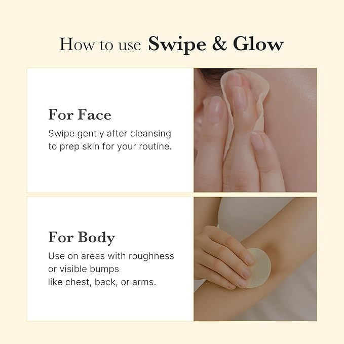 medicube Kojic Acid Turmeric Clarifying Toner Pad for Troubled Skin & Use After Spot Care