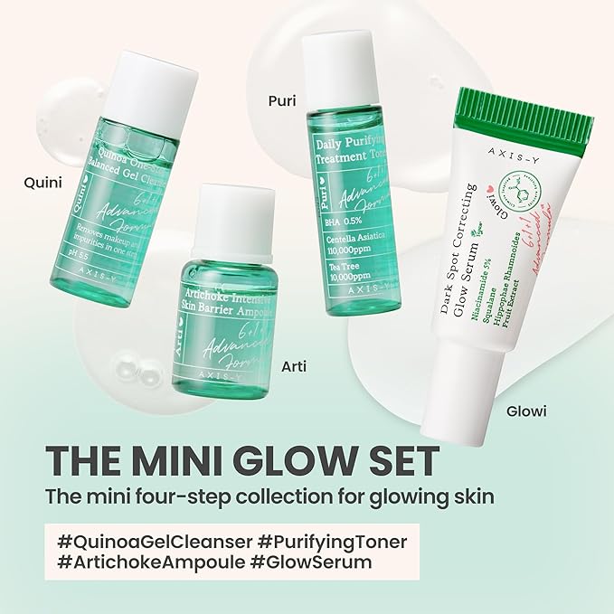 Axis - Y The Mini Glowing Skin 4 Pieces Set