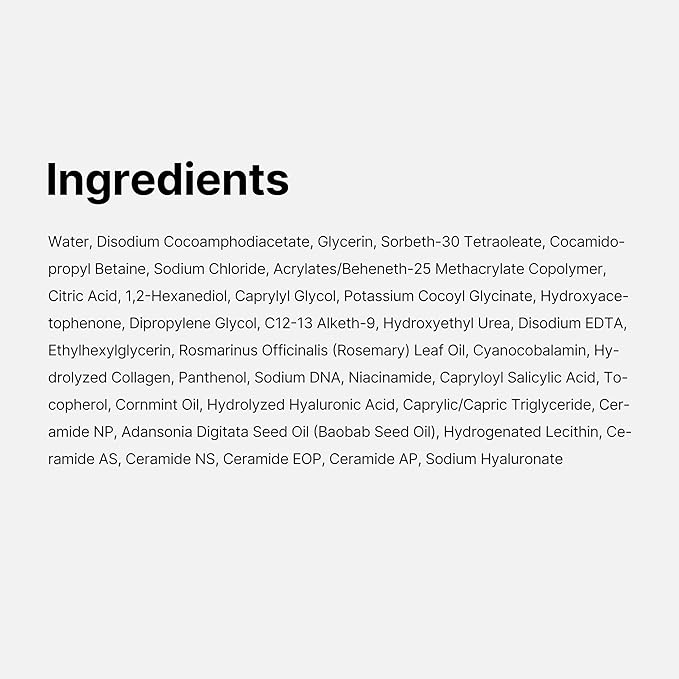 medicube PDRN Jelly to Foam Cleanser | Low pH Hydrating Daily Face Wash for All Skin Types | With PDRN, Collagen & LHA